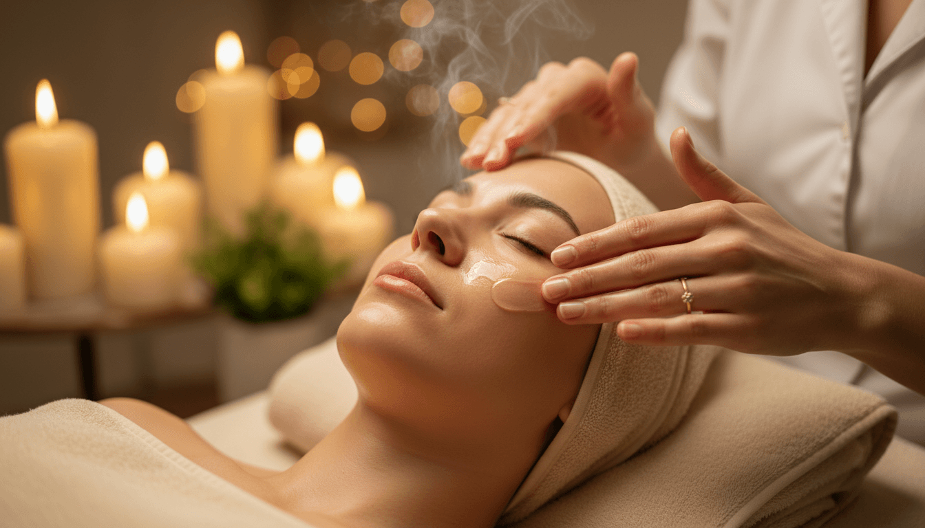 HydraFacial with serums treatment application
