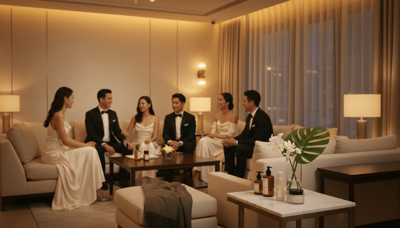Elegant members enjoying an exclusive Legacy Holding Group private event in Los Angeles