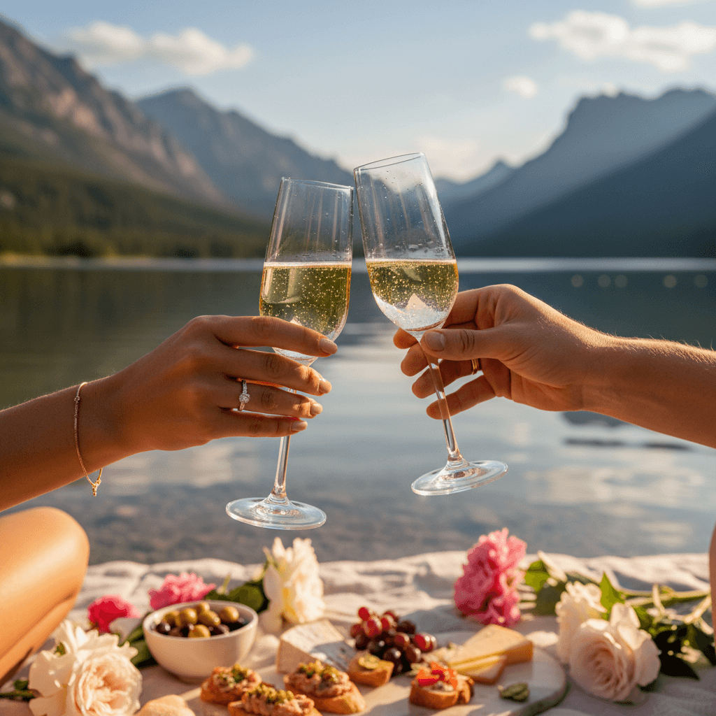 Members toasting together at an exclusive social gathering