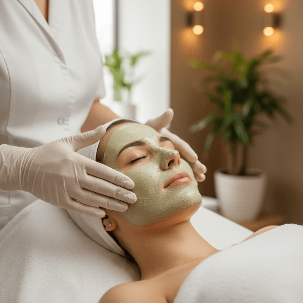 Customized facial treatment at Legacy Holding Group